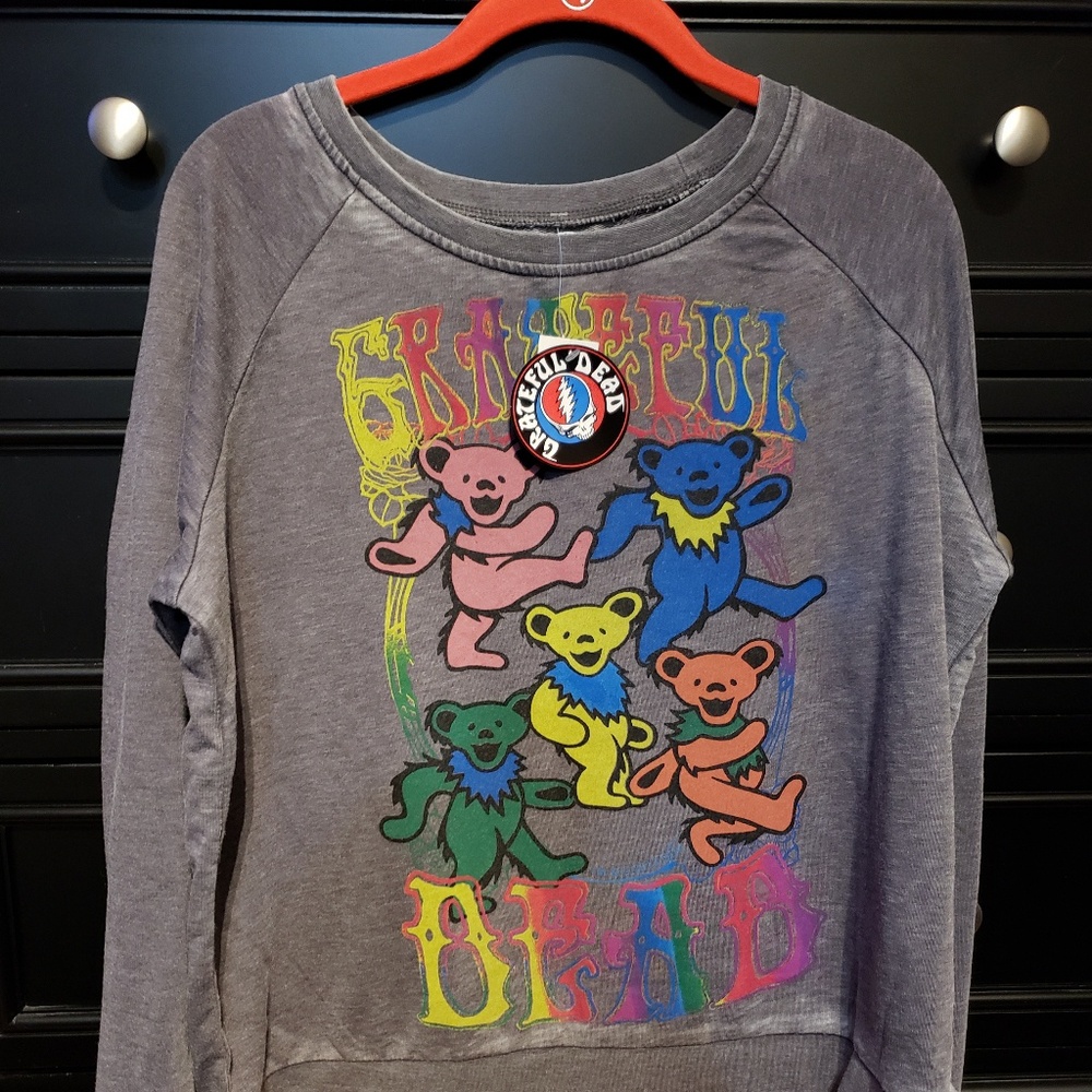 Grateful Dead dancing bears sweatshirt long sleeve